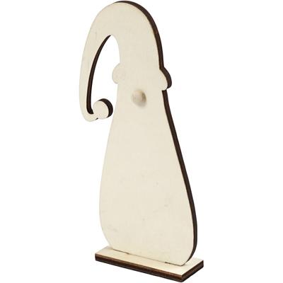 Creativ Company Kerstkabouter, h: 15 cm, d: 2,4 cm, b: 7 cm, dikte 3 mm, 1 stuk