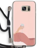 Wine: Samsung Galaxy S7 Transparant Hoesje met koord