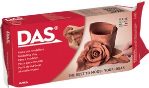 DAS F387600 materiaal voor pottenbakken en boetseren Boetseerklei 1 kg Terracotta 1 stuk(s)