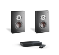 Dali: Oberon On-Wall C (2 Stuks) + Soundhub Compact - Zwart