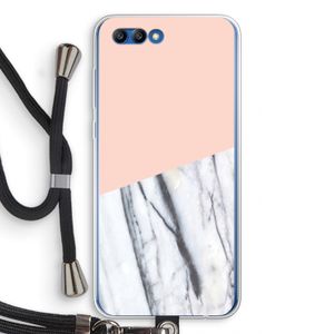 A touch of peach: Honor 10 Transparant Hoesje met koord