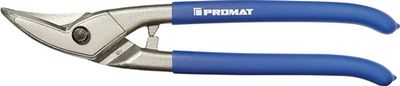 Promat Gatenschaar | totale lengte 250 mm links | staal max. 1 mm RVS max. 0,5 mm | kwaliteitsstaal kunststof mantel - 4000810938 4000810938
