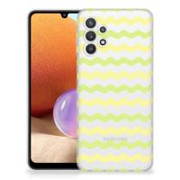 Samsung Galaxy A32 4G | A32 5G Enterprise Editie | TPU bumper | Waves Yellow