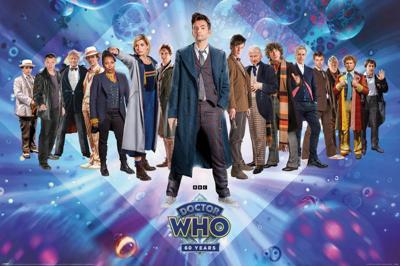 Poster Doctor Who - 60th Anniversary A Timeless Tribute 91,5x61cm