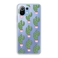 Cactus Lover: Xiaomi Mi 11 Lite Transparant Hoesje