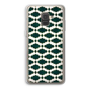 Moroccan tiles: Samsung Galaxy A8 (2018) Transparant Hoesje