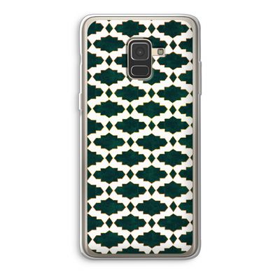 Moroccan tiles: Samsung Galaxy A8 (2018) Transparant Hoesje