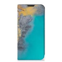 Samsung Galaxy Xcover 6 Pro | Standcase | Marble Blue Gold