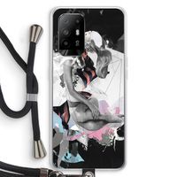 Camouflage de sommeil: Oppo A95 5G Transparant Hoesje met koord