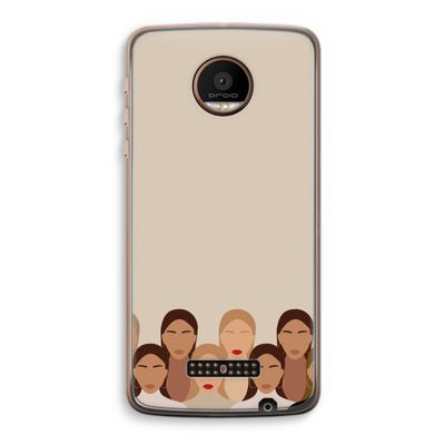 Girls girls girls: Motorola Moto Z Force Transparant Hoesje