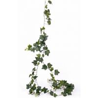 Kunstplant Hedera klimop - 205 cm - voor binnen - groene kunstplanten decoraties - thumbnail