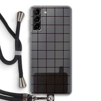 Rooster: Samsung Galaxy S21 Plus Transparant Hoesje met koord