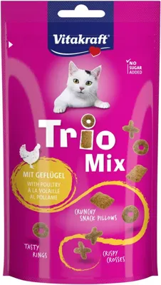 Vitakraft Trio Mix gevogelte 60g
