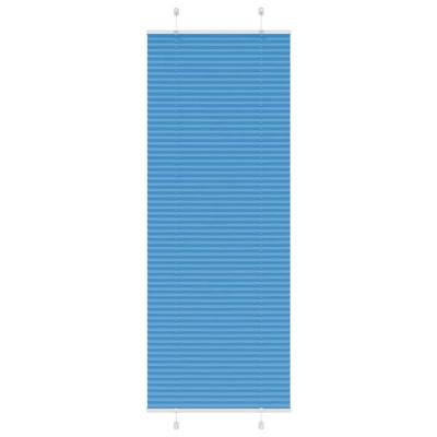 Pliss rolgordijn 70x200 cm stofbreedte 69,4 cm polyester blauw