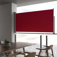 VidaXL Tuinscherm uittrekbaar 120x300 cm rood