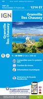 Wandelkaart - Topografische kaart 1214ET Granville, Coutances, Iles Chausey | IGN - Institut Géographique National