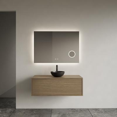 Onderkast Gliss Design Joa Ash Grey 100 CM Incl. Topplaat