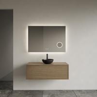 Onderkast Gliss Design Joa Ash Grey 100 CM Incl. Topplaat