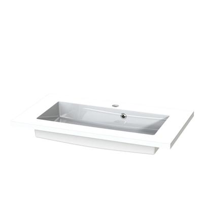 Tiger Wastafel S-line Quadro 80 cm Glanzend Wit