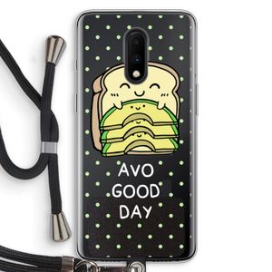 Avo Good Day: OnePlus 7 Transparant Hoesje met koord
