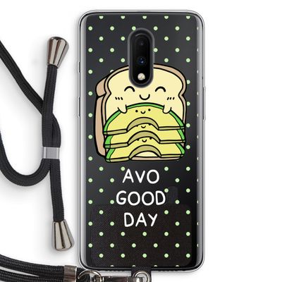 Avo Good Day: OnePlus 7 Transparant Hoesje met koord