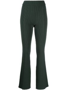 AERON pantalon nervuré Egon à coupe évasée - Vert