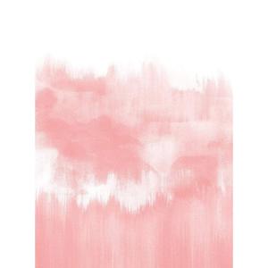 Fotobehang - Brush Strokes Pink 192x260cm - Vliesbehang