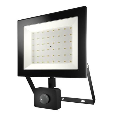 Lumos LED Breedstraler - met Bewegingssensor en Schemerschakelaar - 50 Watt - 4770 lumen - 4000K neutraal wit - IP65 waterdicht