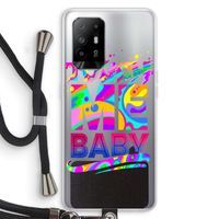 Touch Me: Oppo A94 5G Transparant Hoesje met koord