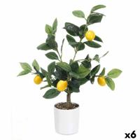 Decoratieve plant Ibergarden Schuim Polyethyleen Melamine Citroenboom 40 x 58 x 38 cm (6 Stuks)