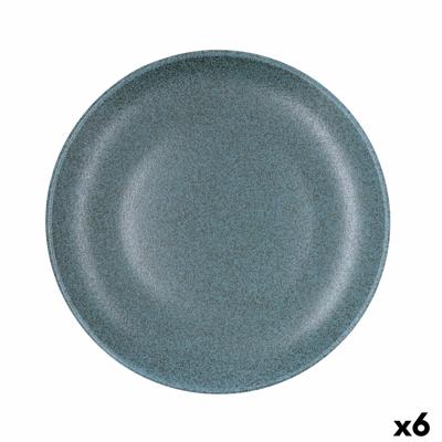 Dinerbord Bidasoa Element Hydrozero Blauw Keramisch Ø 27 cm (6 Stuks)