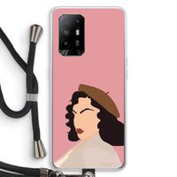 Confidence: Oppo A95 5G Transparant Hoesje met koord