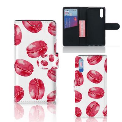 Huawei P20 | Book Cover | Pink Macarons