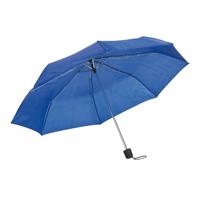 Opvouwbare mini paraplu - blauw - 96 cm - Voordelige kleine paraplu - Regenbescherming