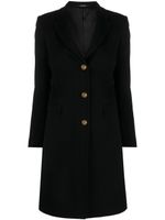 Tagliatore manteau Parigi à simple boutonnage - Noir