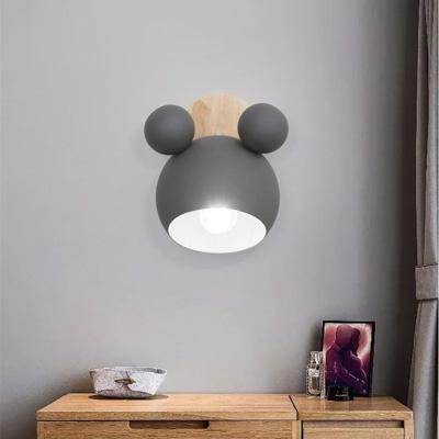 Nordic Mickey Wandlamp - Designlamp voor Slaapkamer, Hal & Kinderkamer