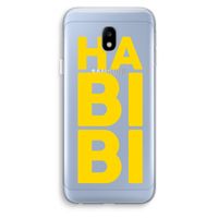 Habibi Blue: Samsung Galaxy J3 (2017) Transparant Hoesje