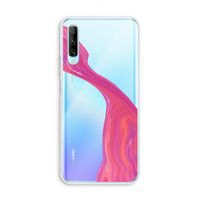 Paarse stroom: Huawei P Smart Pro Transparant Hoesje