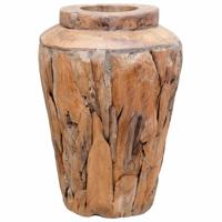 Decoratievaas 40x60 cm massief teakhout