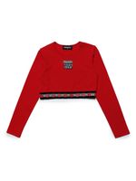 DSQUARED2 KIDS haut à patch logo - Rouge