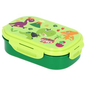 Crazy Dino Lunchbox met bestek