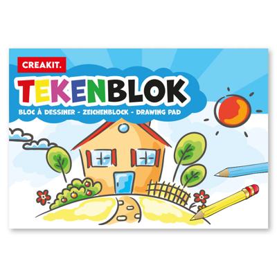Tekenblok A3 24/ huisje CREAKIT