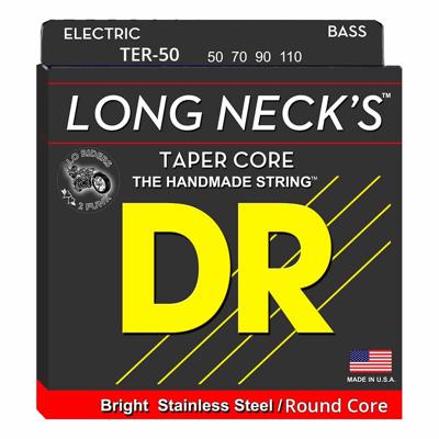 DR Strings TER50 Long Necks Tapered Bassnaren Round Core (50-110) - Aanbieding DR Strings TER50 Long Necks Tapered Bassnaren Round Core (50-110) - Aanbieding