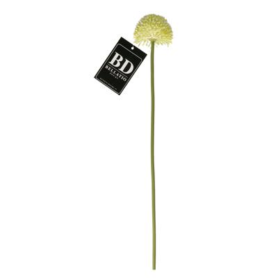 Allium/Sierui Globemaster kunstbloem - losse stelen - creme wit - 44 cm - Natuurlijk