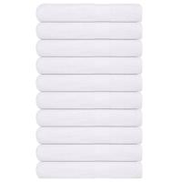 VidaXL Handdoeken frogn 10 st 100x200 cm 360 g/m² wit