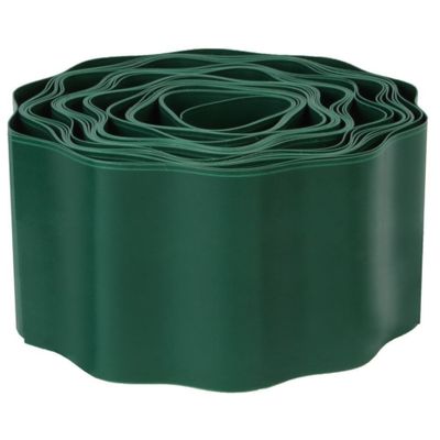 Pakket van 2x stuks kunststof grasranden / borderranden groen 9 m x 9 cm