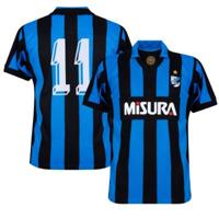 F.C. Internazionale Retro Voetbalshirt 1986 + 11 (Rummenigge)