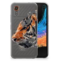 Smartphone hoesje Samsung Galaxy Xcover 7 Watercolor Tiger