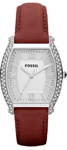 Horlogeband Fossil ES3179 Leder Rood 16mm