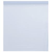 VidaXL Raamfolie statisch mat transparant wit 45x2000 cm pvc VidaXL Raamfolie statisch mat transparant wit 45x2000 cm pvc